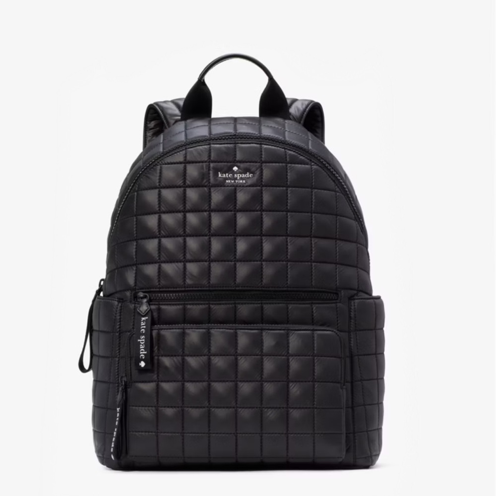 Kate Spade Quilted Black Backpack